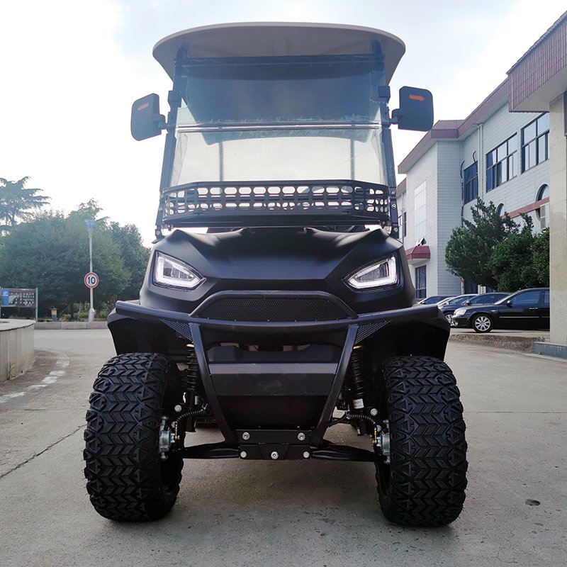 Hydraulic Lifted Rear Cargo Box Electric Utility Golf Carts for Sale