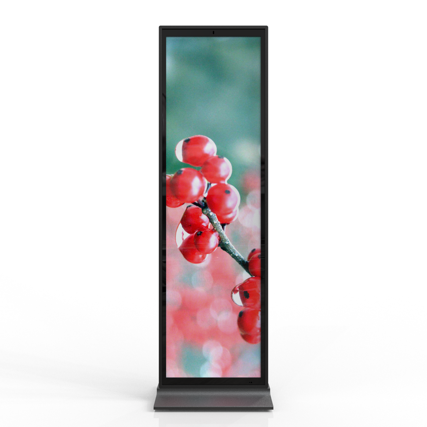 Bigbull 69.3 Inch Floor-standing Full Screen Android Windows Lcd Panel Digital Signage Bar Display for Advertising Wheel