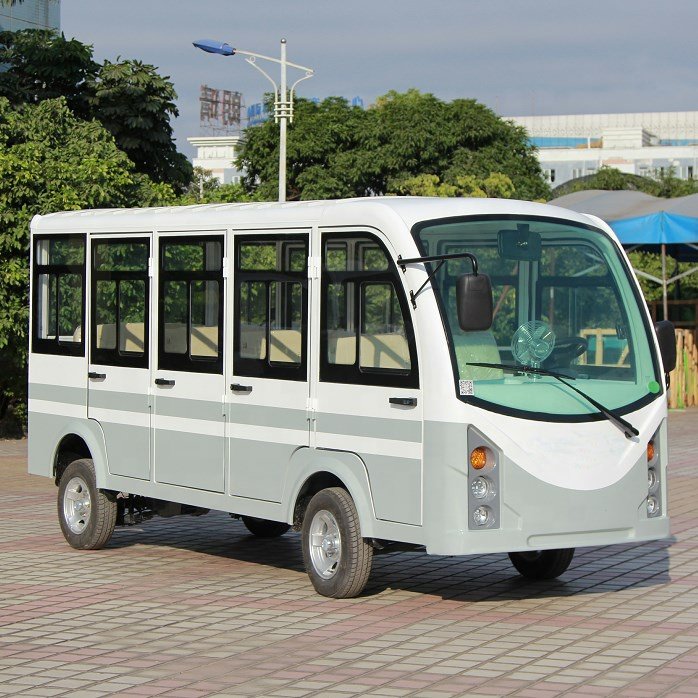 Custom 11 Seats 72V 7.5Kw 28Km/H Electric Sightseeing Vehicle Bus Car for Resort