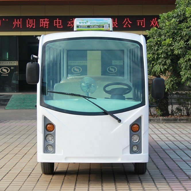 Custom 11 Seats 72V 7.5Kw 28Km/H Electric Sightseeing Vehicle Bus Car for Resort