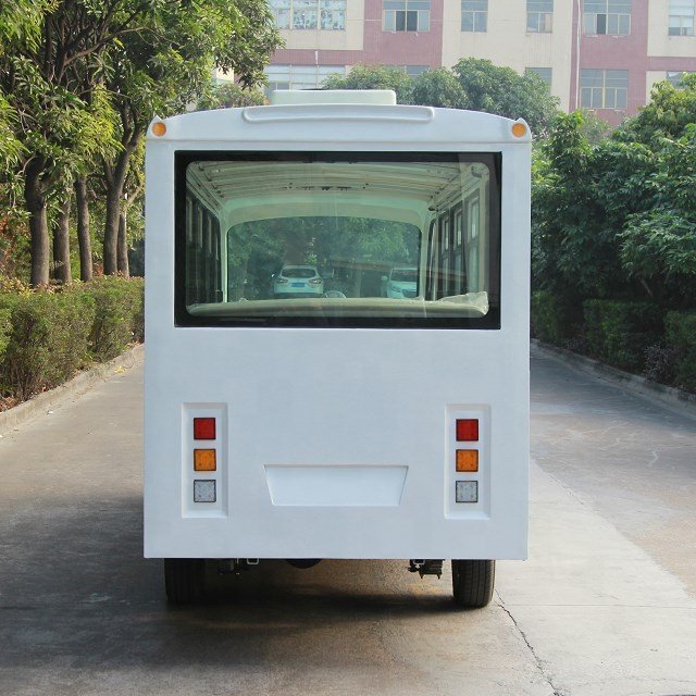 Custom 11 Seats 72V 7.5Kw 28Km/H Electric Sightseeing Vehicle Bus Car for Resort