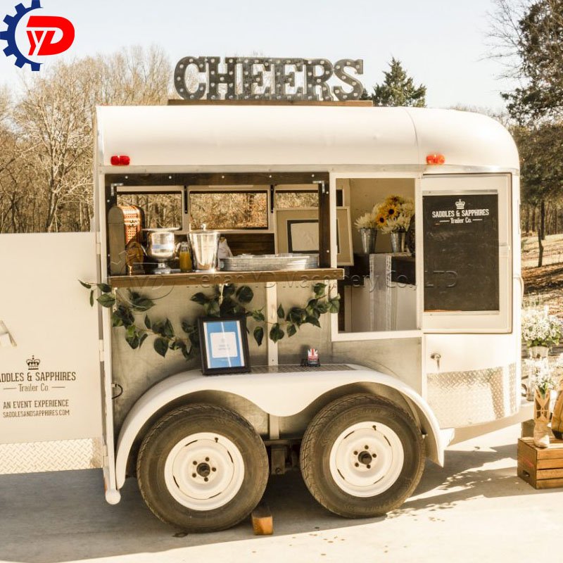 Ce Certified Street Vending Trailer Coffee Ice Cream Hot Dog Cart Pizza Kiosk Mobile Bar Horse Trailer Food Truck