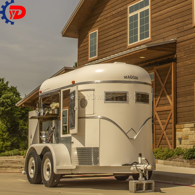 Ce Certified Street Vending Trailer Coffee Ice Cream Hot Dog Cart Pizza Kiosk Mobile Bar Horse Trailer Food Truck