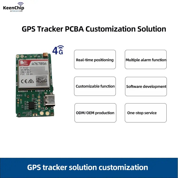 Keenchip One Stop Service OEM/ODM Global 4g Real Time Gps Tracking Device Mini Gps tracker PCBA Board