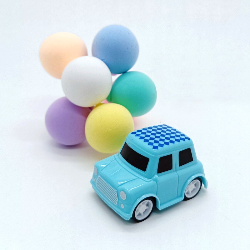 Miniature Toy Car Children's Educational Pullback Cartoon School Bus Model Toy Plastic Miniature Car Vehicle