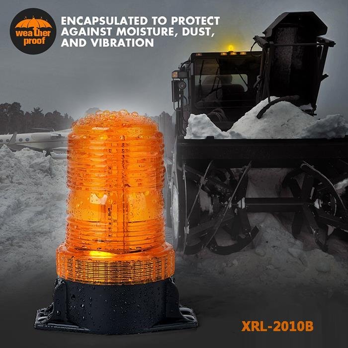 LED Forklift Sanitation Vehicle and School Bus Special Flash, Rotating Multi-function Warning Light