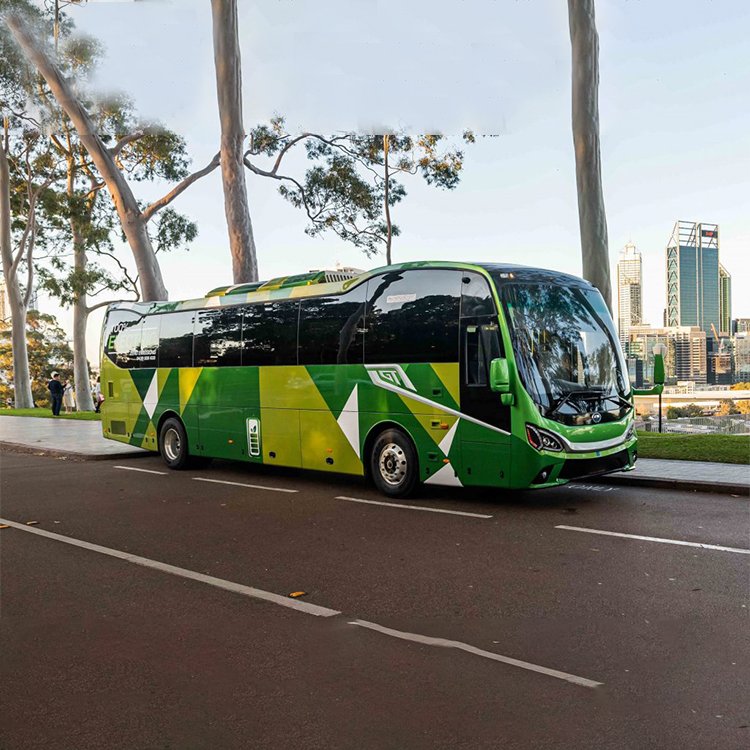 China Factory's New 12m 14m Luxury Electric Passenger Bus 57+1 Seats 60 Seaters RHD Pure Automatic Coach Bus