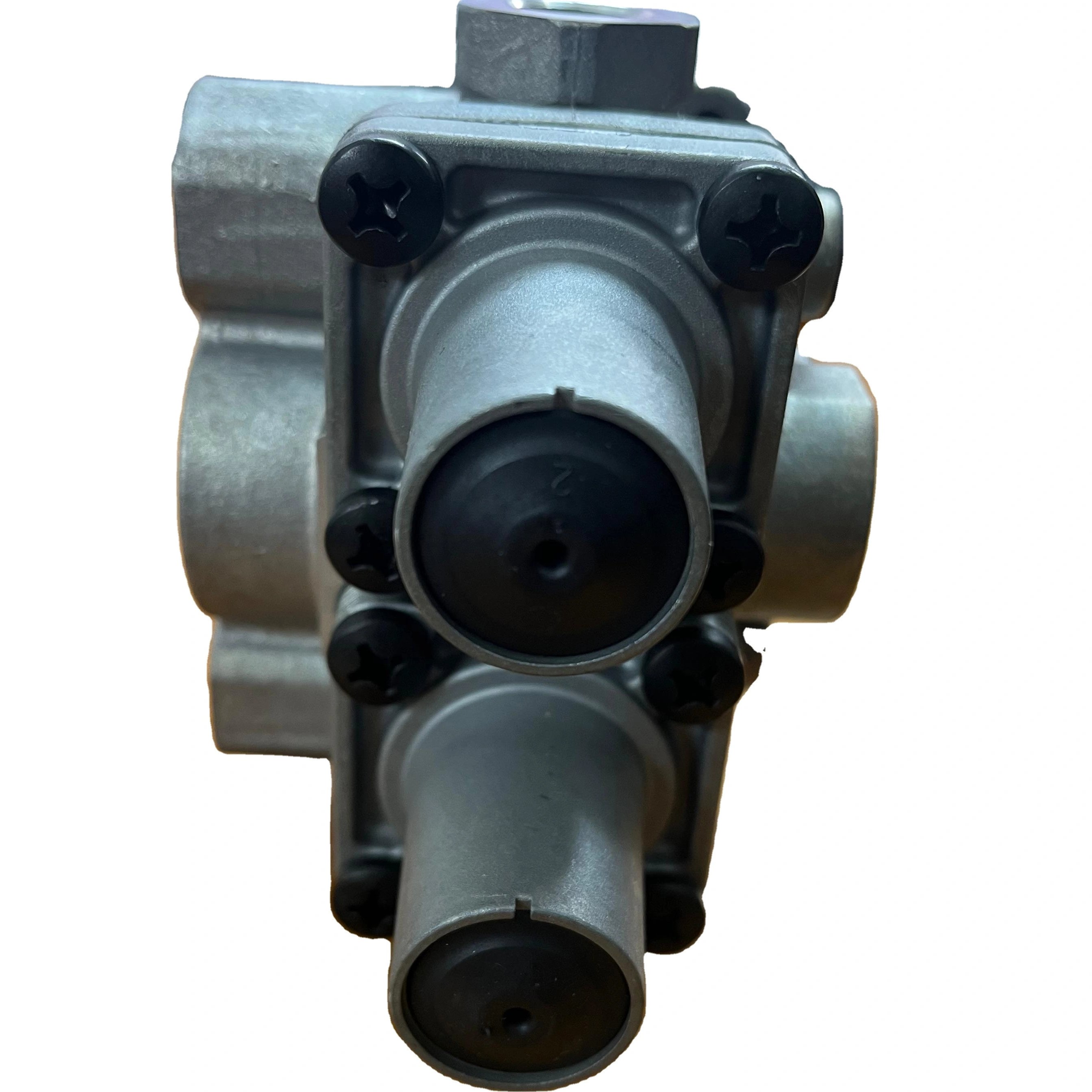 WABCO 9347023000 Quadruple System Protection Valve for Heavy Vehicles.