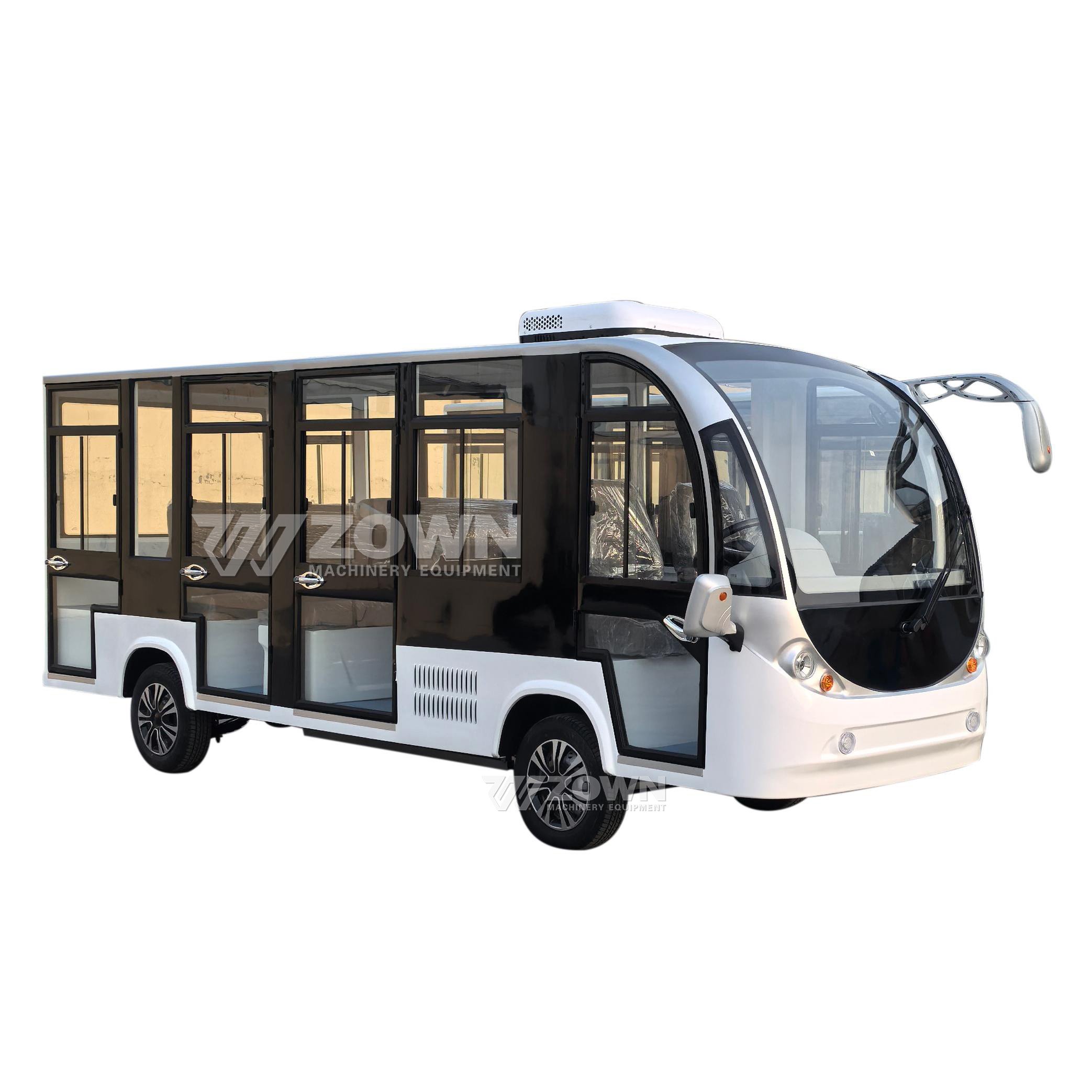 Factory Custom Seats Electric Sightseeing Bus/Car Airport Tourist Bus With Air Conditioning