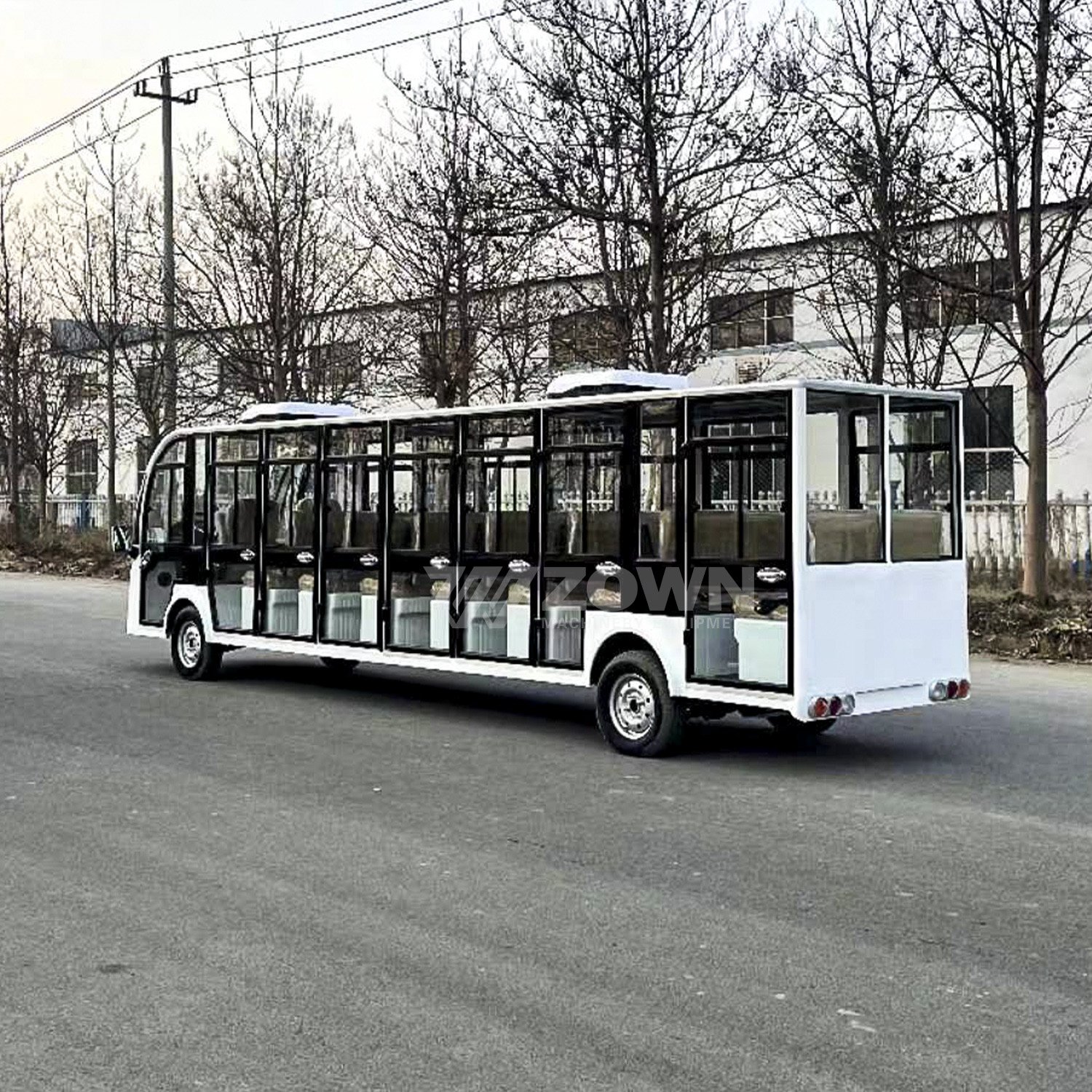 Factory Custom Seats Electric Sightseeing Bus/Car Airport Tourist Bus With Air Conditioning