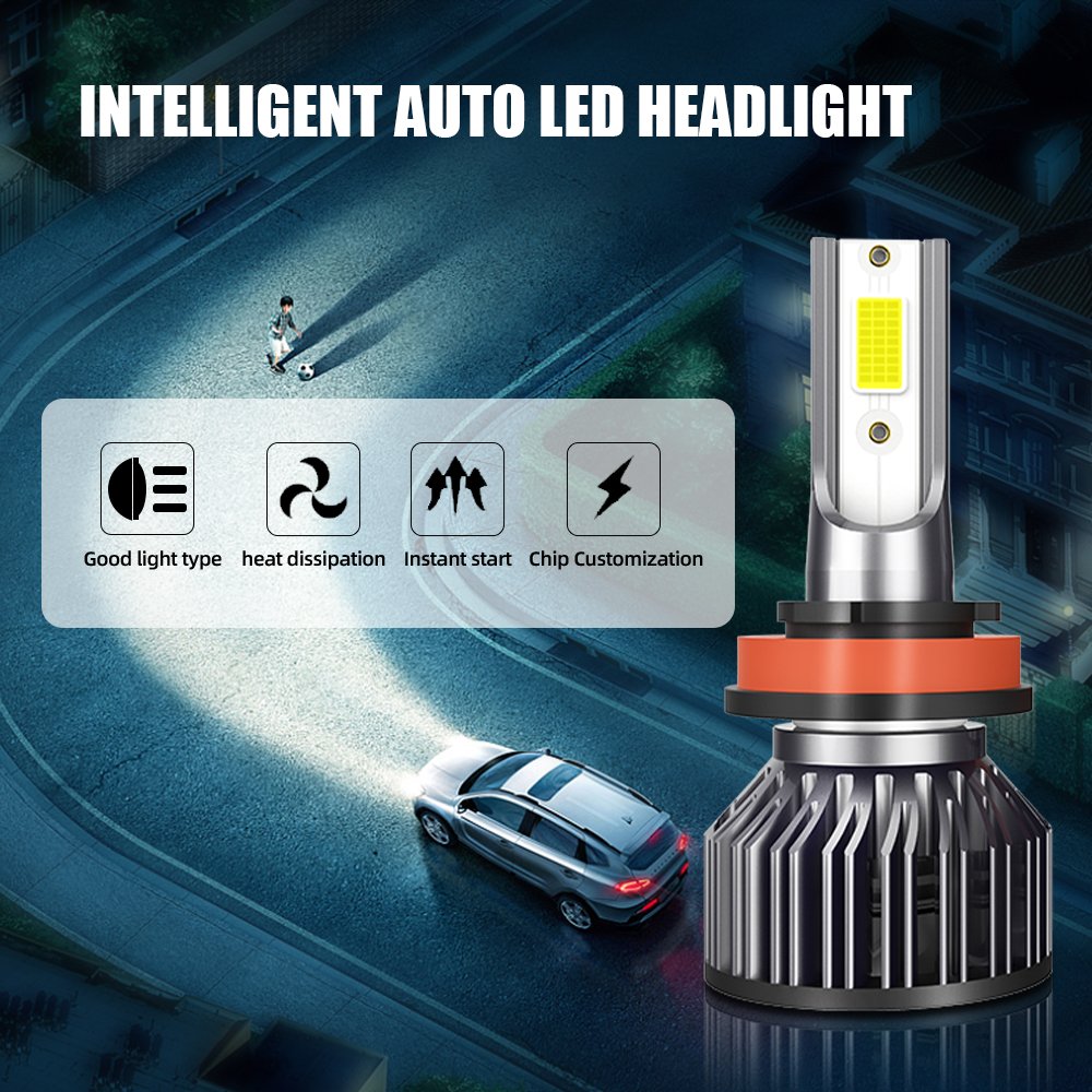 OEM V6 3000K 4300K 8000K 6000K Auto Lighting System Mini H7 9012 H11 9005 9006 Luces Led H4 LED Xenon