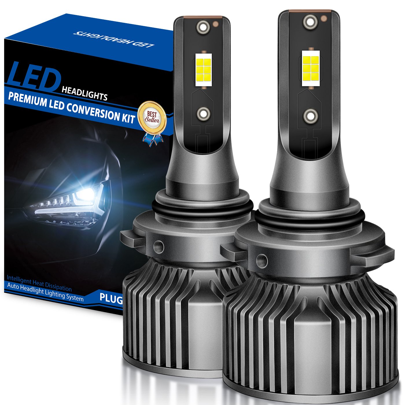 H4 H13 Led Headlight Bulb 6500K 50W Auto Led Light Bulb H11 H7 Waterproof Lamp H11 9006 9005 Car Led Headlight Bulb