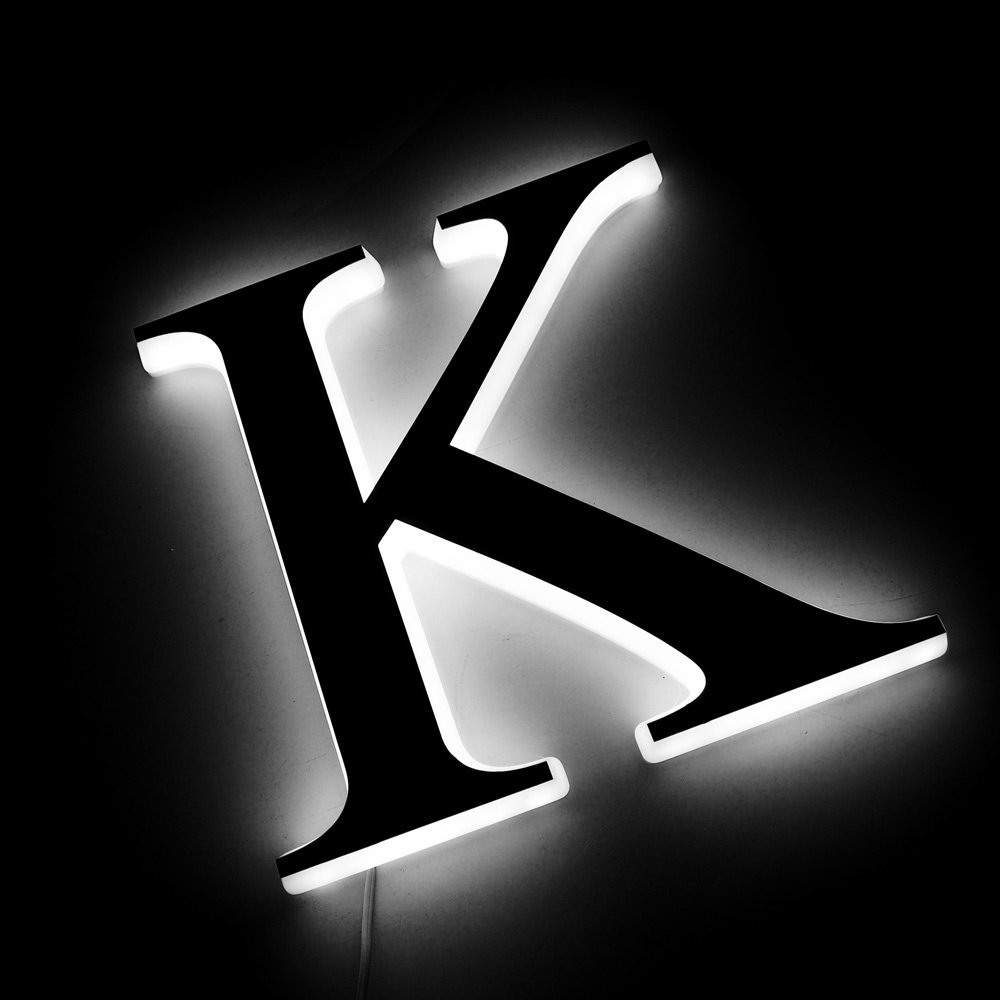 Shop Name Board Designs Lighted Letter Diy Backlit Letters Back Light Led Sign with CE Certificate