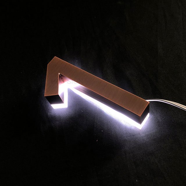 Shop Name Board Designs Lighted Letter Diy Backlit Letters Back Light Led Sign with CE Certificate