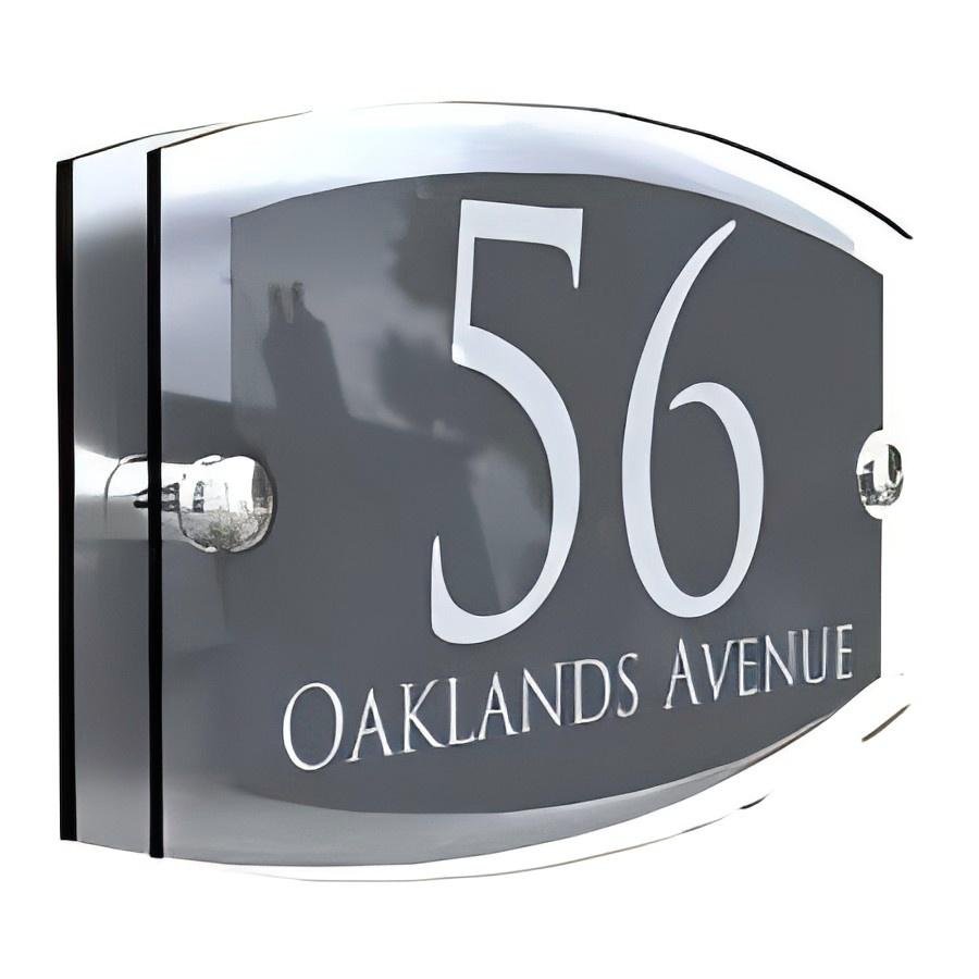 Custom Stainless Steel Apartment Door Sign Light LED Panel Hotel Room Number Sign Acrylic Sign Building Wall Letter Signage