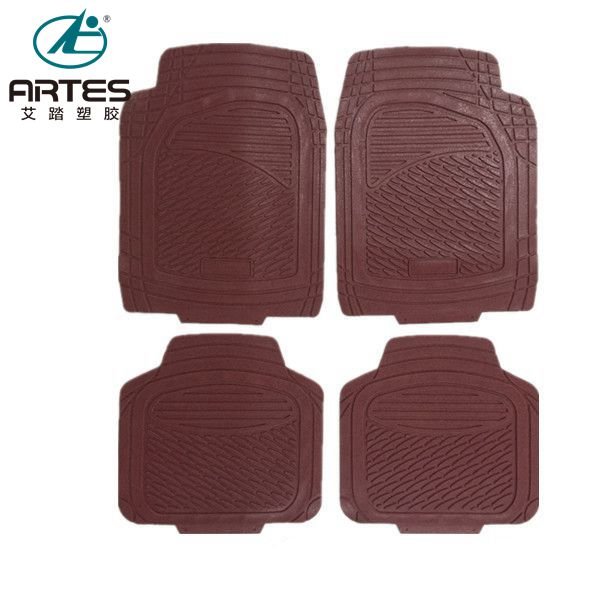 4Piece Set All Weather Heavy Duty Rubber Car Accessories Floor Mats Best for Auto Truck SUV