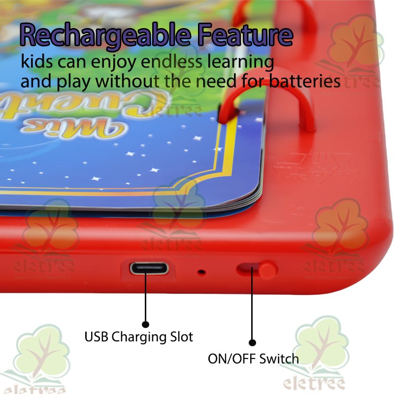 Kids My Unforgettable Stories and Fables Learning Spanish Animal Electronic Sound Pad Touch Finger Rechargeable Sound Book