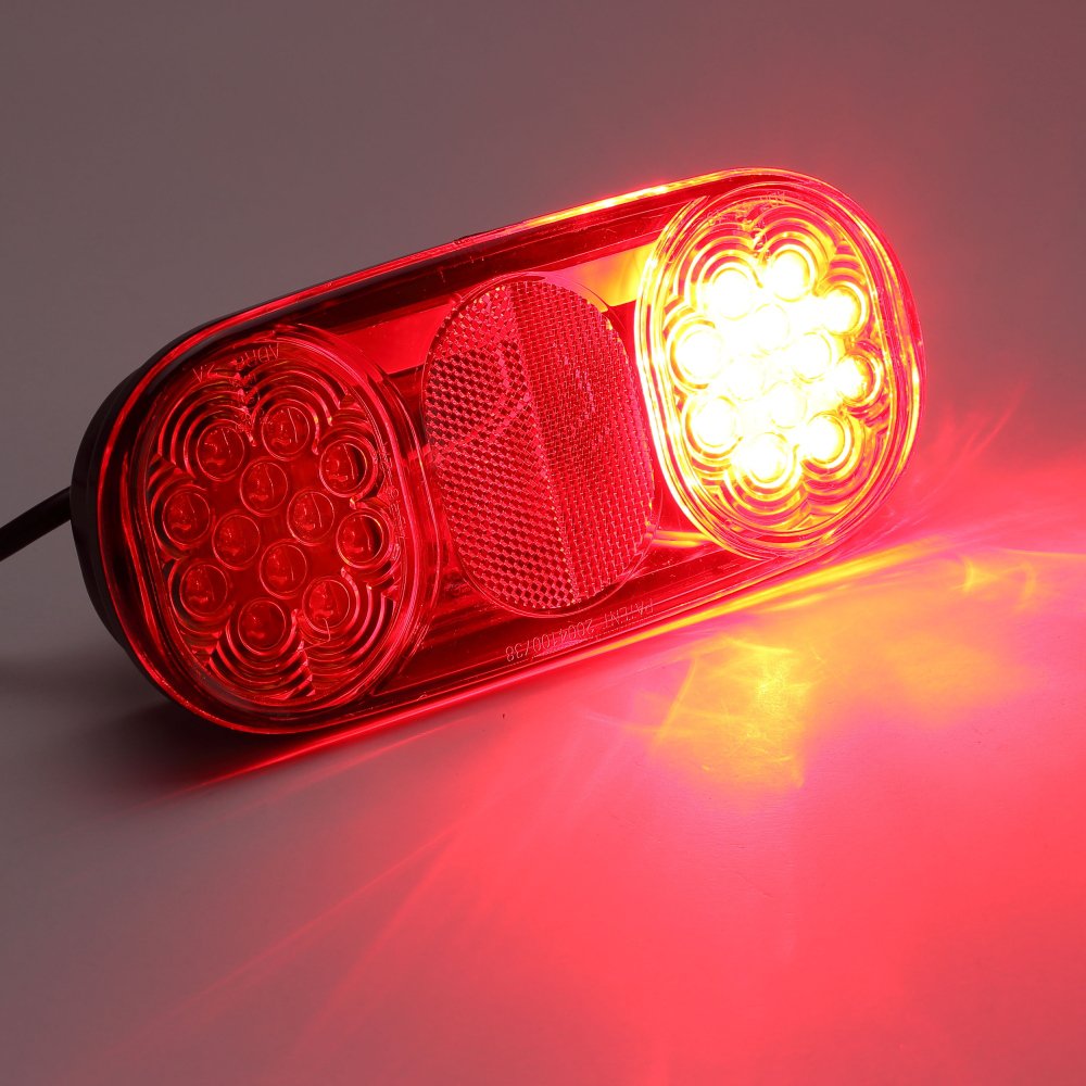 E-mark Turn Stop Truck Trailer Bus Boat Caravan Tail Lights Combination Tail Lamps LED Trailer Tail Lights