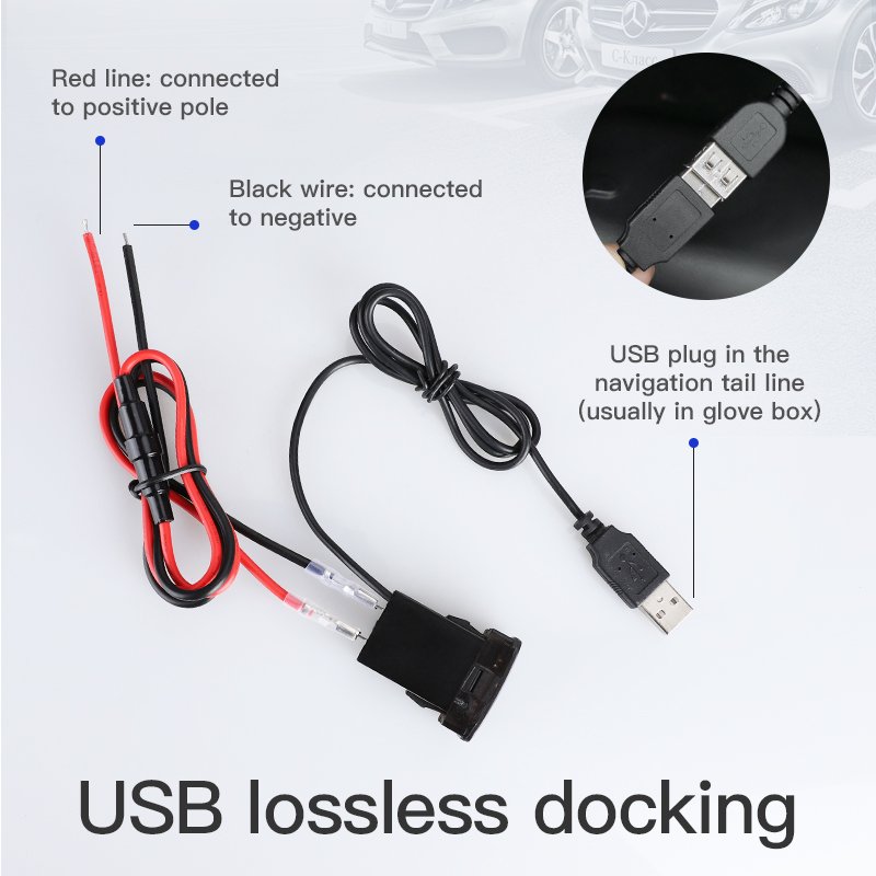 OEM Wholesales Audio Output for Toyota Corolla Cruise Charge Dual Car Qc3.0 Usb Ports Fast Charger Power Adapter