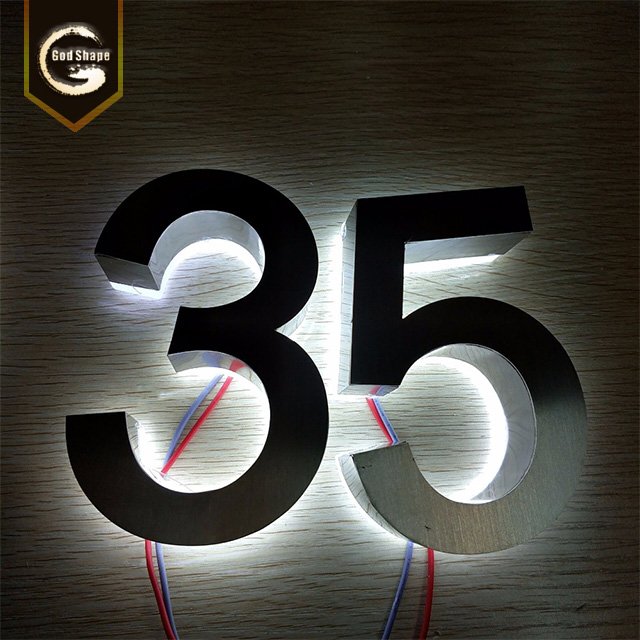 Factory Made Illuminated Sign Light up 3D Channel Letters Customize Alphabet Led Lights Letters