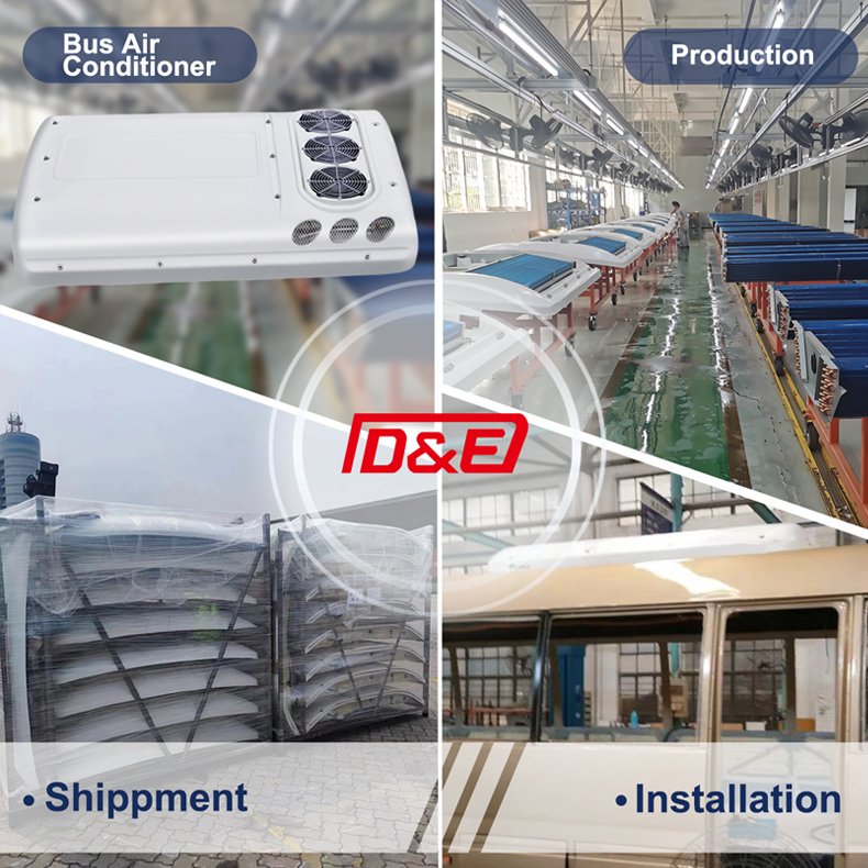 Customizable High Quality Full Set Of Accessories Bus Air Conditioner For 8m Bus