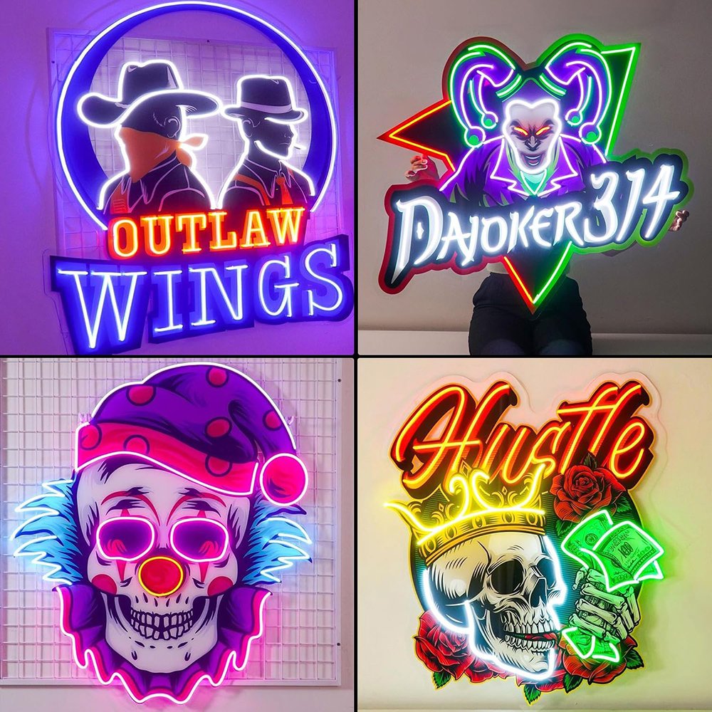Fast Shipping Custom Indoor Business Neon Sign UV Neon Light Acrylic LED with Custom Logo for Home Party Decoration