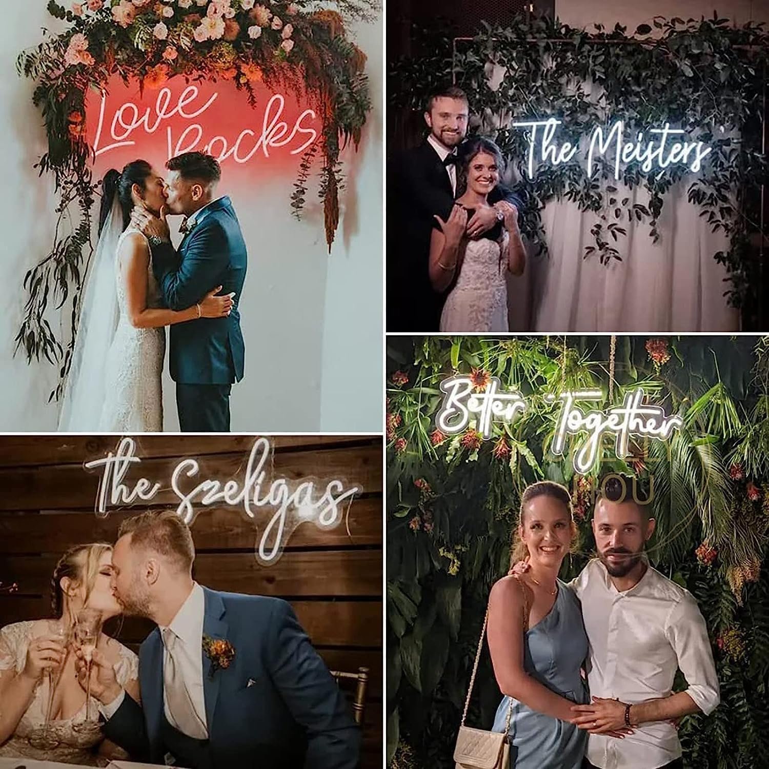 Romantic Neon Light Sign for Wedding Decor Custom LED Sign Long-Lasting and Reliable for Party Use