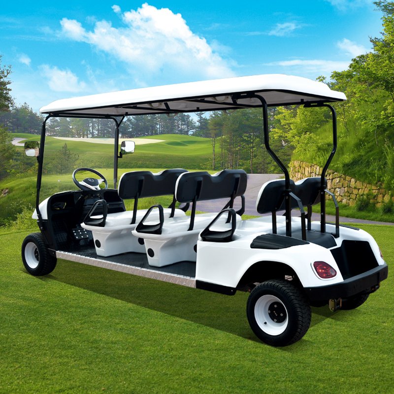 Electric Sightseeing Bus 8 Seat Sightseeing Bus Club Cart Electric Golf Cart Electric Golf Cart