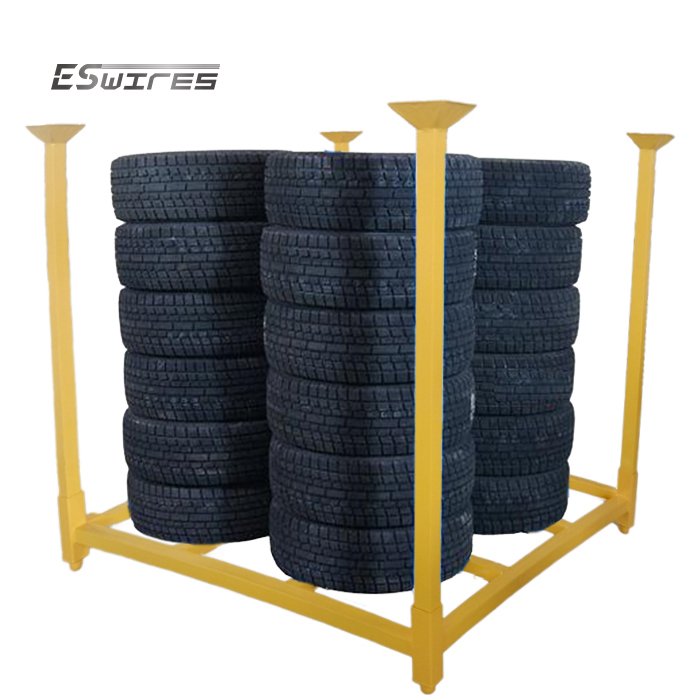 Stackable Detachable 60x60 Heavy Duty Warehouse Industrial Tire Rack