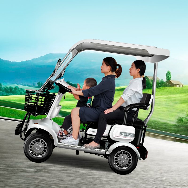 MINIBUSEV Outdoor 4 Wheels Leisure Fashion Elderly Mobility Scooter Power Electric Scooter