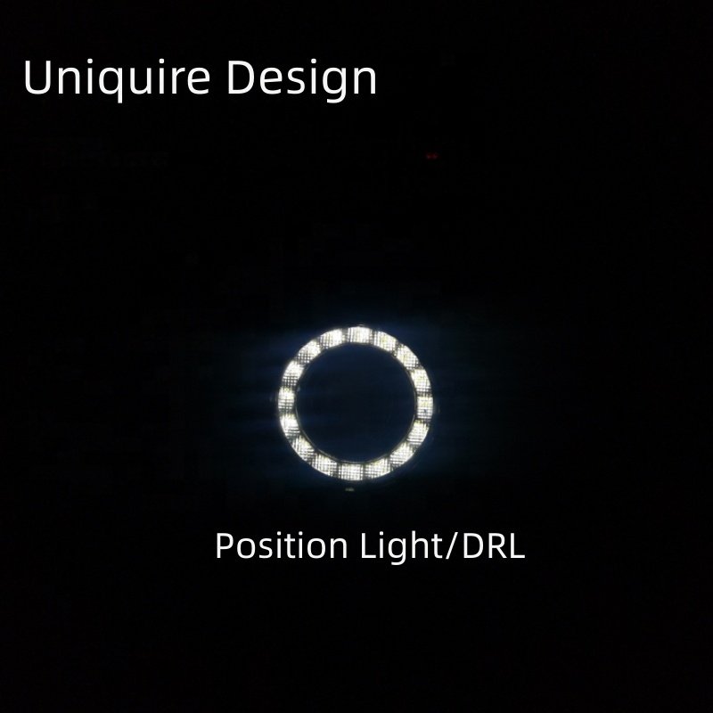 ECE R149 ECE R148 90mm Hella L4060 Bi-LED Round Headlight Module with Position Light for Mercedes-Benz ECONIC
