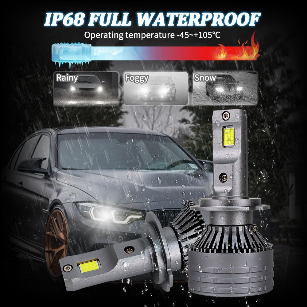 Wholesale Auto Lighting System H4 H7 H8 H11 300W 60000LM Car Headlamp R10 Led Headlights Bulb for Vehicle Cars Led Head Lights