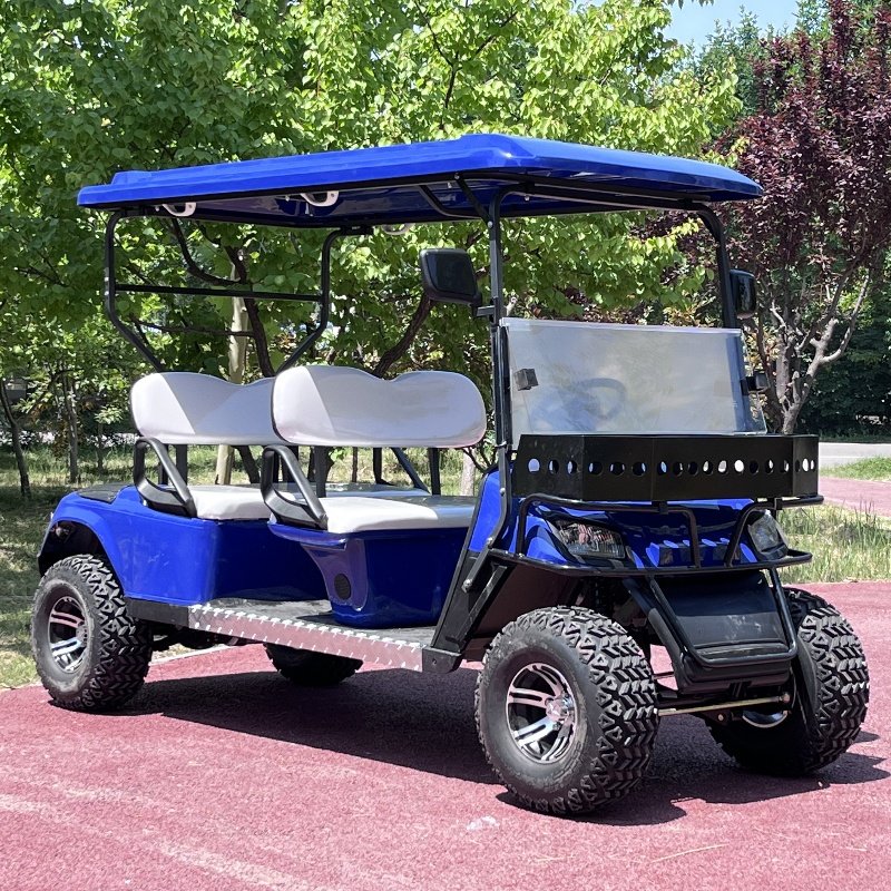 Brand New 4-Wheel Drive Club Car Buggy Electric Golf Carts Cheap Price Steel Aluminium 48V EEC DOT Certified Sightseeing Car