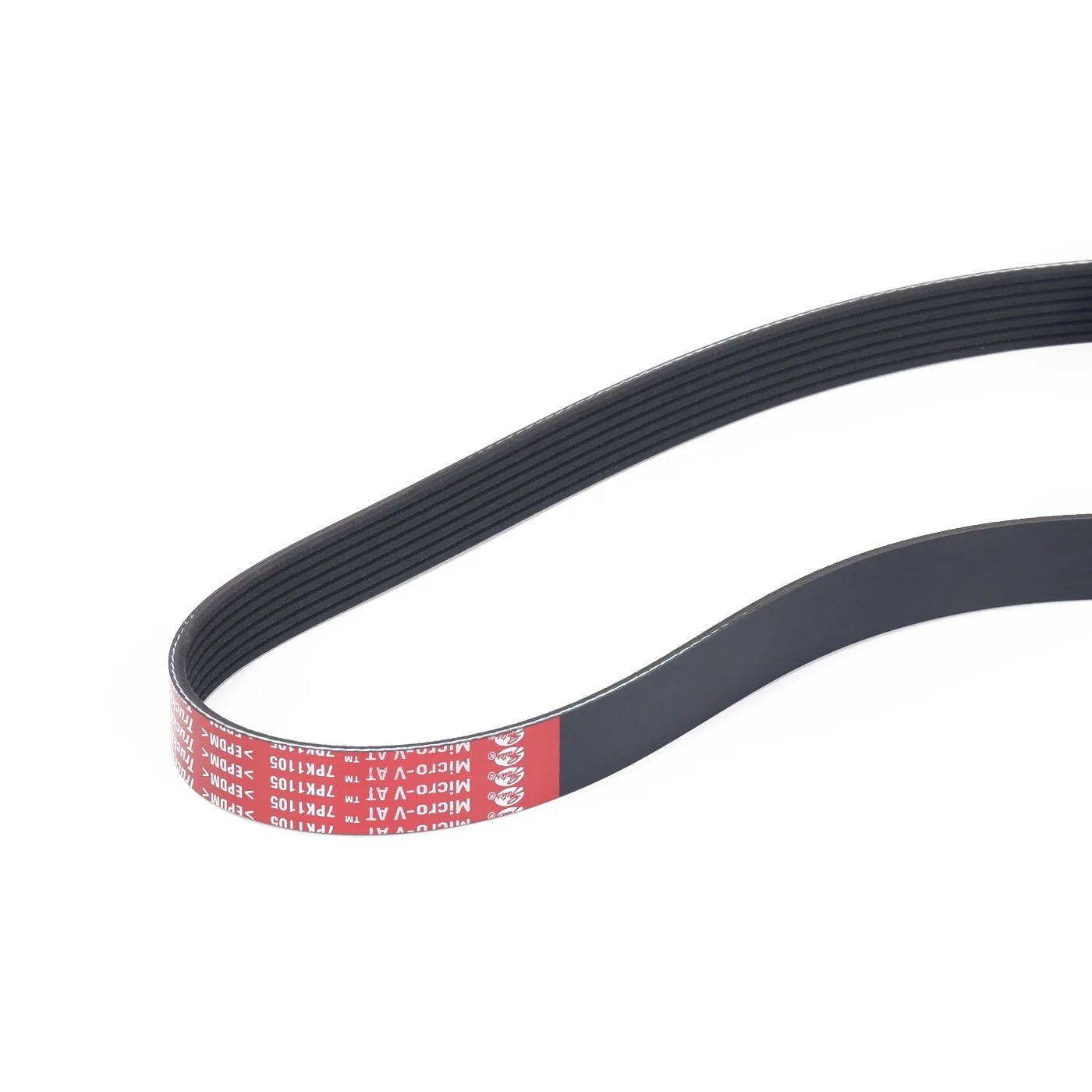 Rubber Engine V-Belt 7PK1105TR Automotive Engine Rubber Poly PK Fan Multi V Ribbed Belt