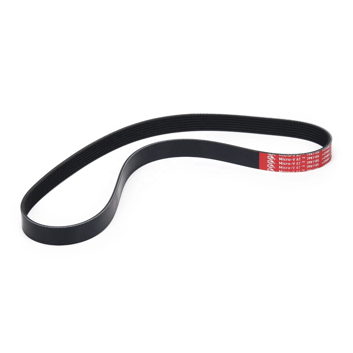 Rubber Engine V-Belt 7PK1105TR Automotive Engine Rubber Poly PK Fan Multi V Ribbed Belt