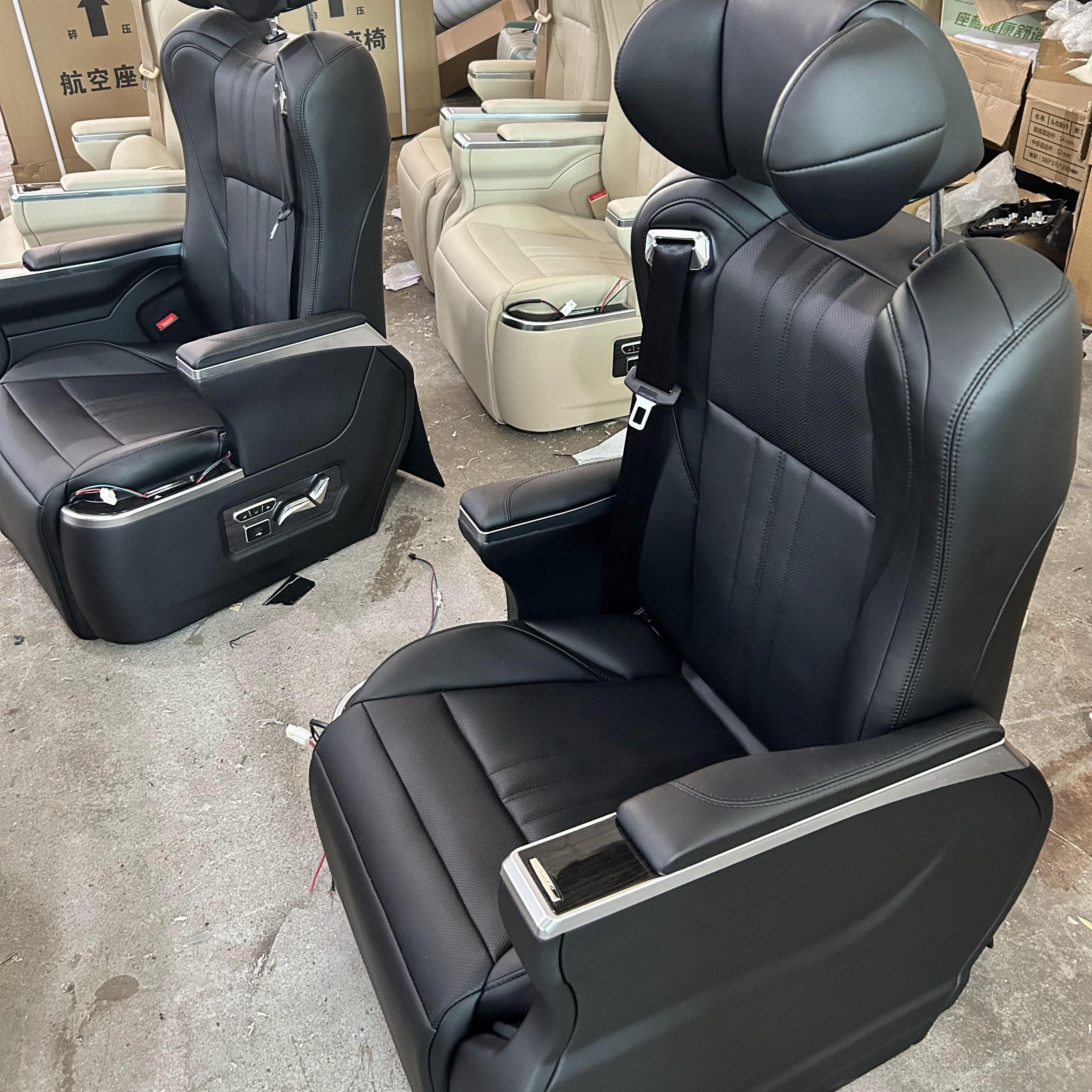Factory Price Custom Cheap Electric Van Seat With Full Leather Nappa Leather for Vito Hiace Alphard Vellfire