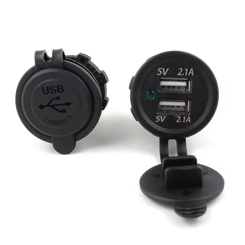 Factory Original Dual Port 5V 4.2A USB Charger Portable 12-24V Car Cigarette Lighter Mobile Car USB Charger for All Smartphones