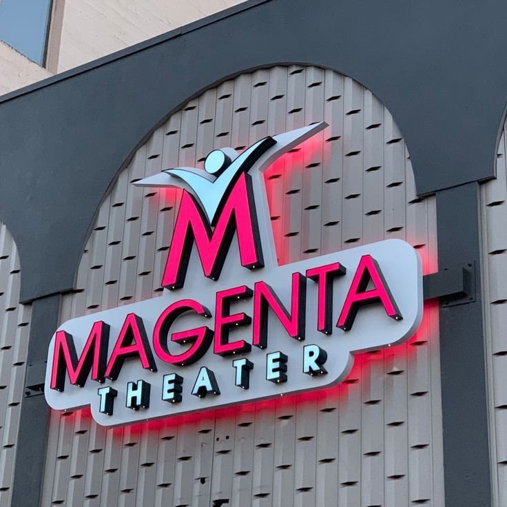 Customized Business Logo Advertising Acrylic Board 3D Metal Backlitsignage