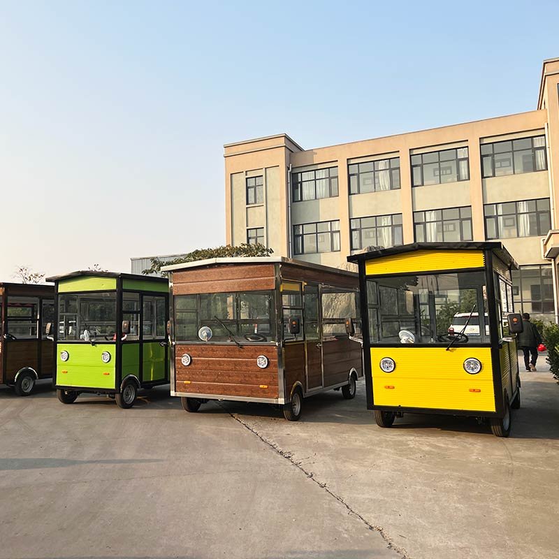 Full Kitchen Equipment Food Bus Mobile Ice Cream Food Truck Mini Food Trailer Hot Dog