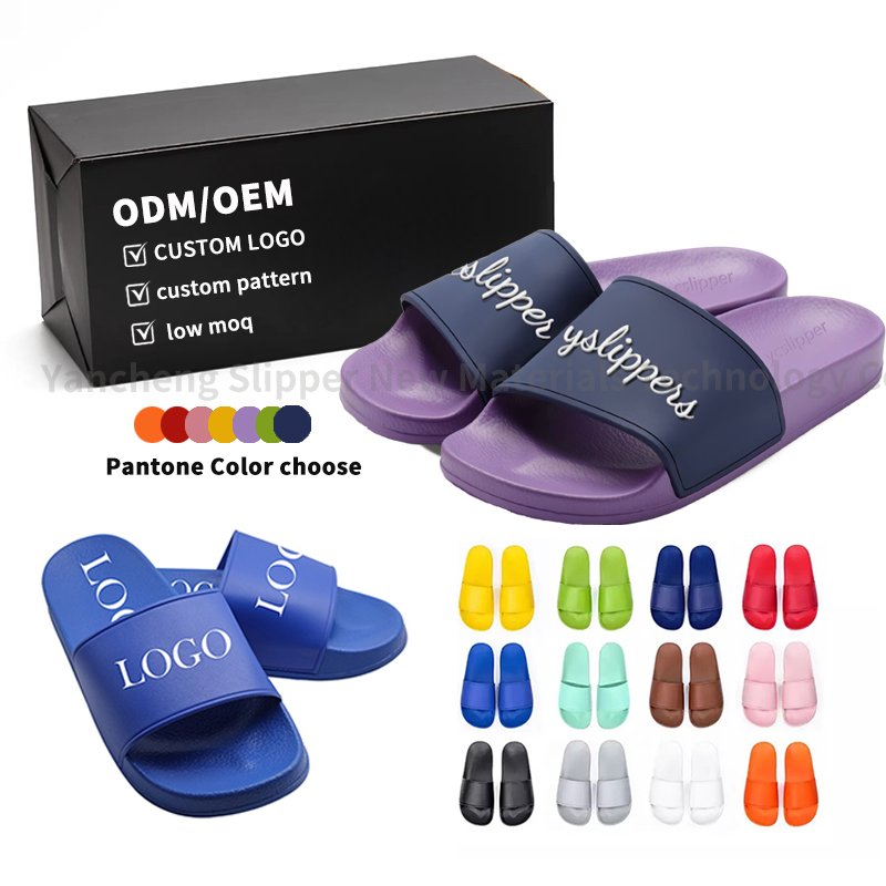 Gym Wear Men's Sports slippers Custom Logo Designer 3D Printed Football Club slippers for Men Highquality