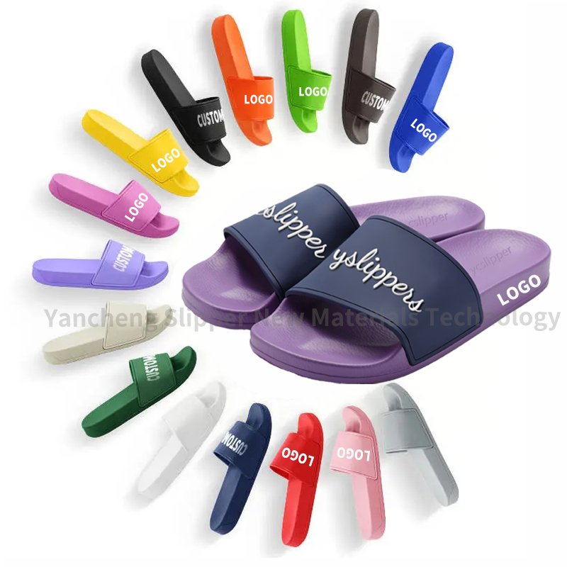 Gym Wear Men's Sports slippers Custom Logo Designer 3D Printed Football Club slippers for Men Highquality