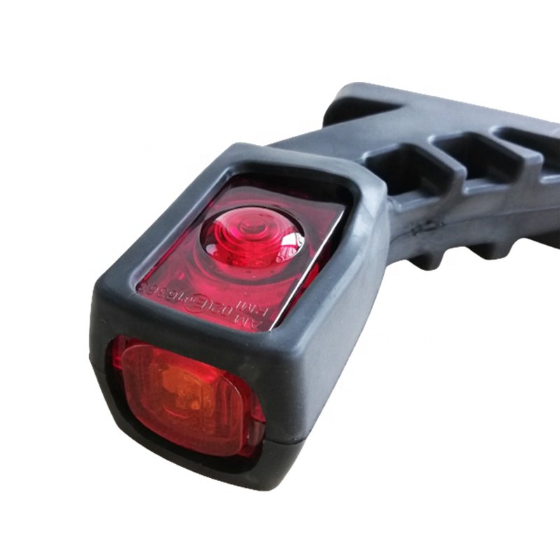 Wholesale 10-30v Trailer Truck Lorry Red Amber White Led Bar Lights Rubber Stalk Lamp Side Marker Outline External Light Emark