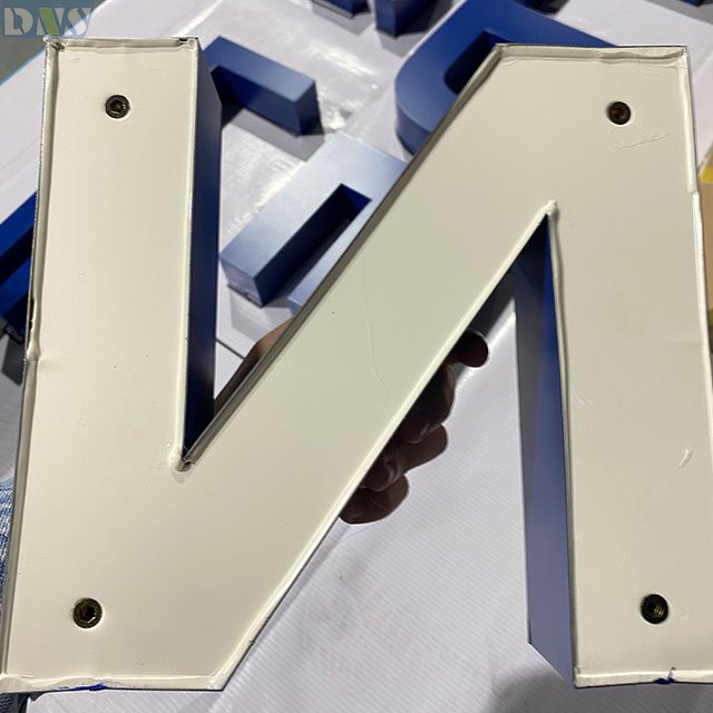 3d logo Sign Alphabet Metal Letters