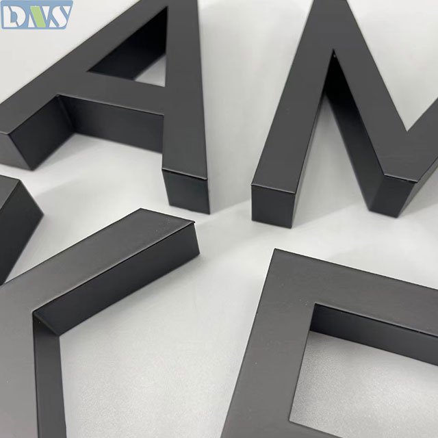 3d logo Sign Alphabet Metal Letters