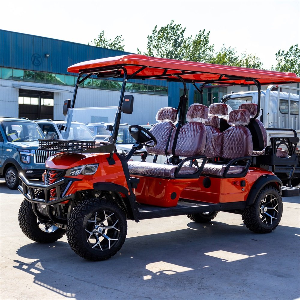 4/6 Person Electric Golf Carts Mini Electric Golf Carts With OEM Custom Color