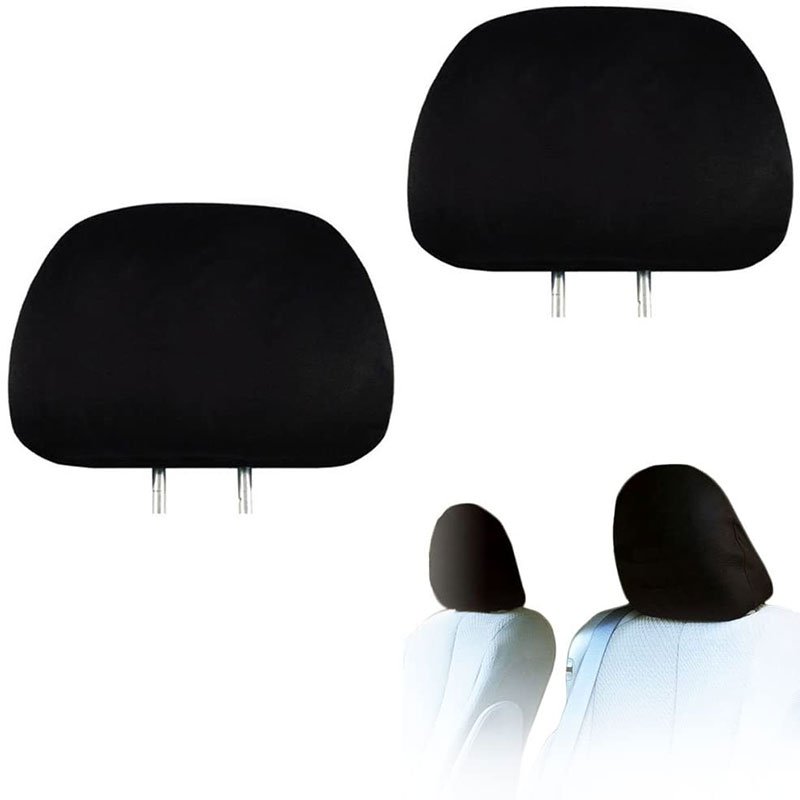 Wear-resistant High Quality Headrest Cover for Auto Accessories Detachable Universal Car Headrest Cover Protector