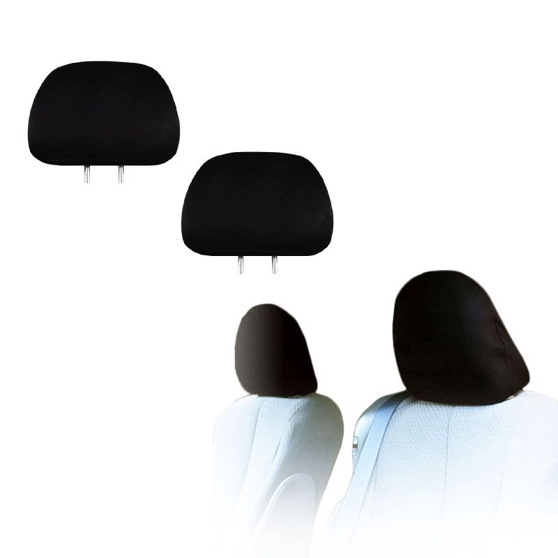 Wear-resistant High Quality Headrest Cover for Auto Accessories Detachable Universal Car Headrest Cover Protector