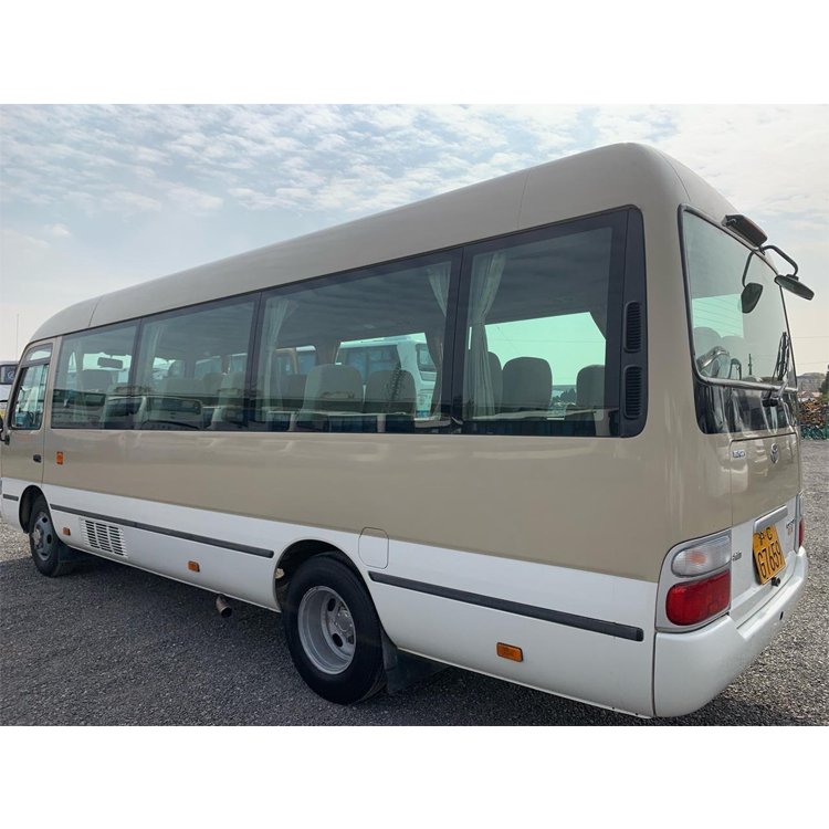 TOYOTA Coaster 30 Seater Diesel Engine LHD Minibus Diesel Passenger Bus 2024 Coaster Bus 30 Seats Used Bus Diesel