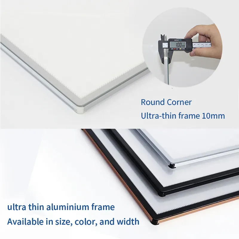 LED Light Box with Snap Frame Acrylic Photo Frame Supermarket Advertising Digital Poster Frame Signs LED Advertising Light Box