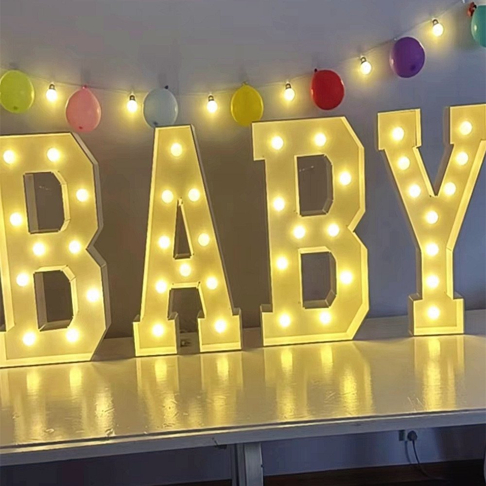 Customize Wedding Decor Lights Marquee Letter 4ft Led Aluminum Frame Sign